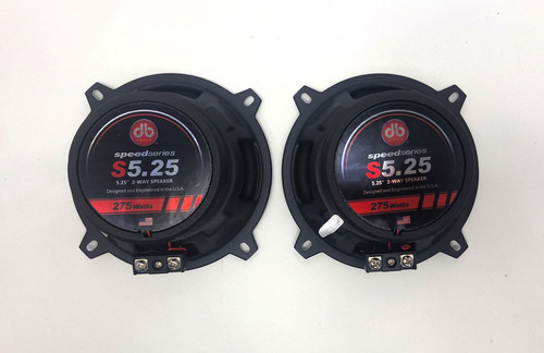 Bocinas Coaxiales Db Drive S5.25 55w Rms 5.25 PuLG 2 Vías
