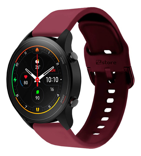 Correa Compatible Xiaomi Mi Watch Color Vino Rojo Hb 22m