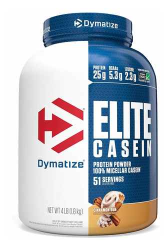 Dymatize Nutririon Elite Casein Suplemento Pre Entrenamiento