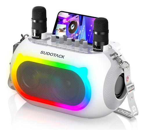 Máquina De Karaoke Sudotack Km300 Para Adultos Y Niños Con 2