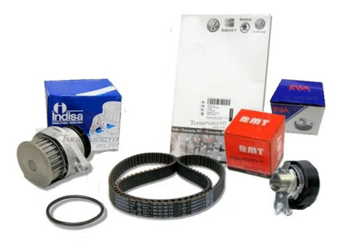 Kit Correa Distribucion Y Bomba Agua Vw Gol Trend Msi 1.6 8v