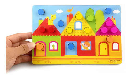 Imagen 1 de 6 de 3 Tableros Didácticos Identificación Colores Montessori