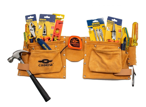 Kit Porta Herramientas 10 Compartimentos Incluye Herramienta