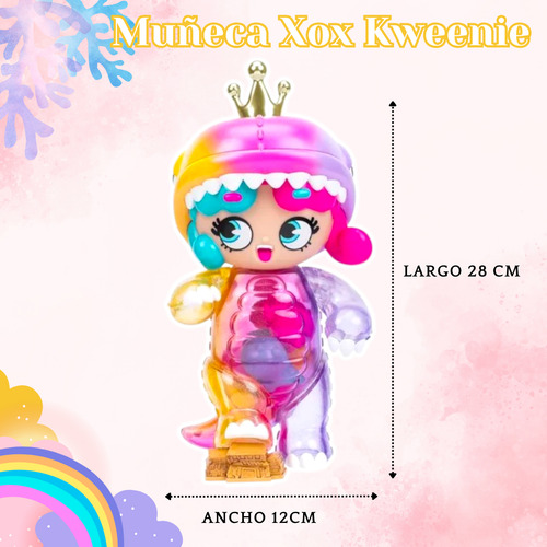 Muñeca Xox Kweenie Deluxe Kween Of Rawn/sugar