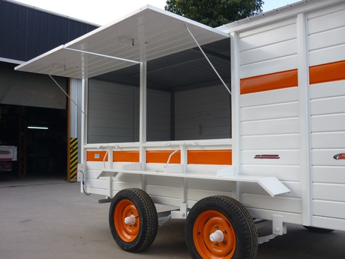 Imagen 10 de 25 de Acoplado Trailer 6 Cheques Cerrado Taller Rodante 3.5 Mts