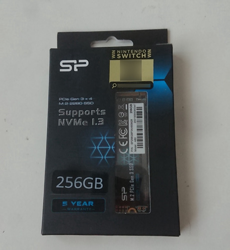 Disco Ssd Sp 256 Gb Nvme 1.3 Gen 3 X 4 M.2 2280