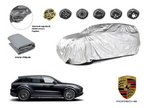 Cubierta Funda Cubreauto Afelpada Porsche Cayenne S 2018