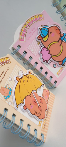 Libreta Capibara Con Relieve Mini Libreta