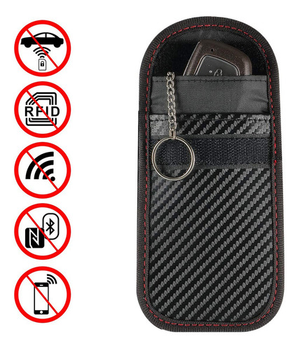 1pc/2pcs Portátil Bloqueador De Señales Del Coche Caso De La