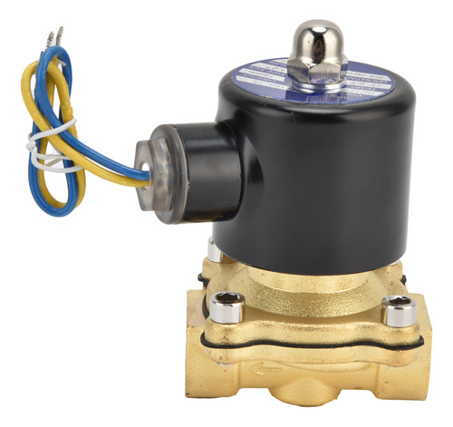 Válvula Solenoide Normalmente Cerrada 2w16015 G1/2 En Latón