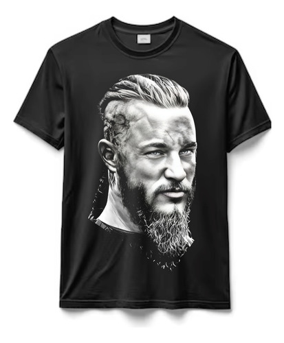 Remeras 100% Algodón Ragnar Lothbrok Vikingos Tematica