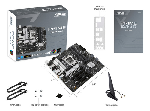 Placa Madre Asus Prime B760m-a Ax Socket Lga 1700