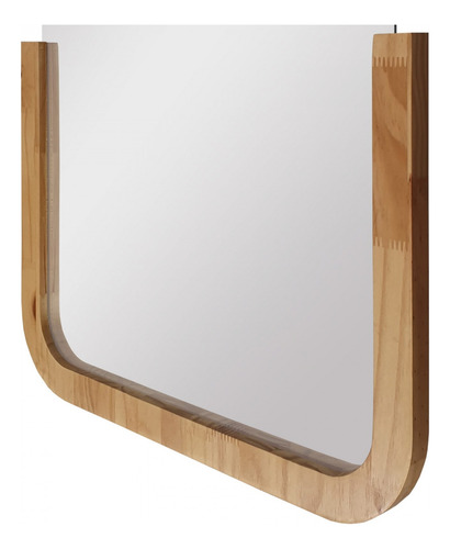Espelho Decorativo Midle Pinus 60x40cm Retangular Cantos