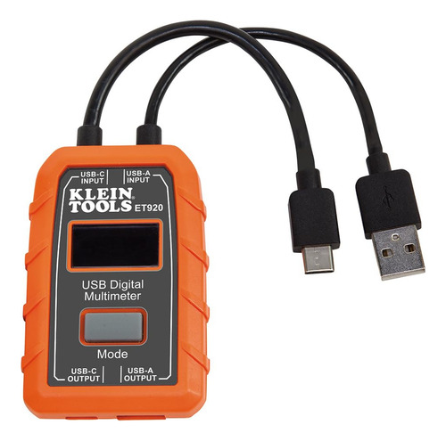 Medidor Potencia Usb Usb-a Usb-c Voltaje Corriente Capacidad