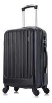 Comprar Malas De Viagem Média 60x38x25 18L Polipropileno Rígida Rodinhas 360° Com Zíper Extensível Cor Preto Mala 2024 M288 Ygm Malas