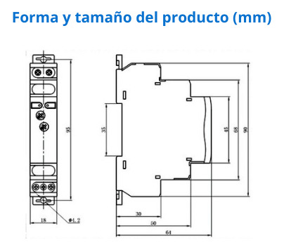 Temporizador Timer Industrial De Retardo On Delay 2 Salidas