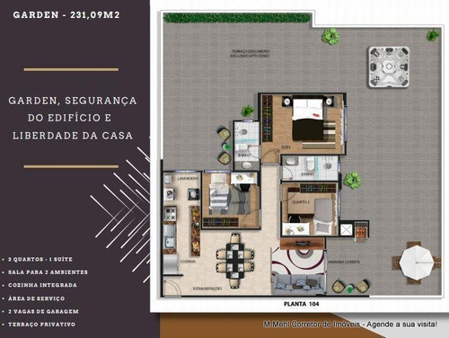 Imagem 14 de 19 de Apartamento Com 3 Dormitórios À Venda Com 165.33m² Por R$ 738.000,00 No Bairro Vila Izabel - Curitiba / Pr - M2vi-ag204