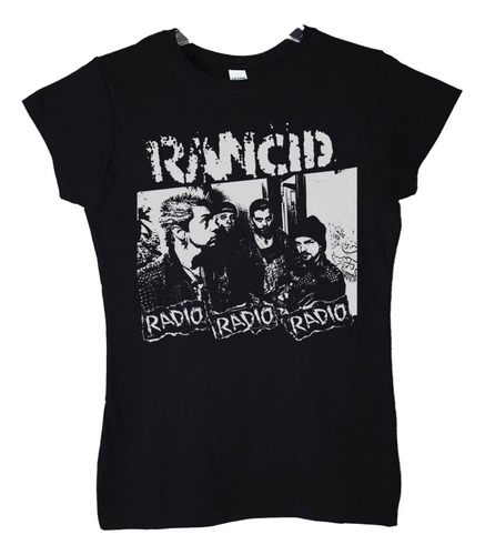 Polera Mujer Rancid Radio Punk Abominatron