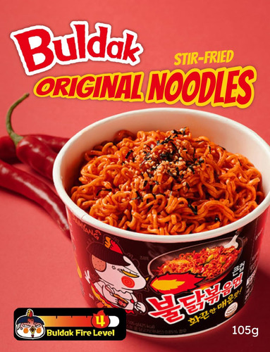 Fideos Salteados Buldak Big Bowl 2 Pack + Salsa Buldak 2 Sti