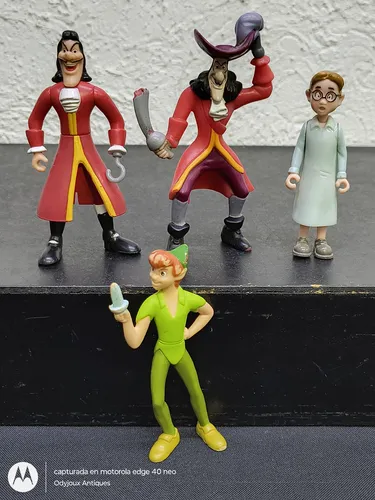 comprar Lote 4 Figuras Peter Pan Mcdonald's Disney Vintage Original