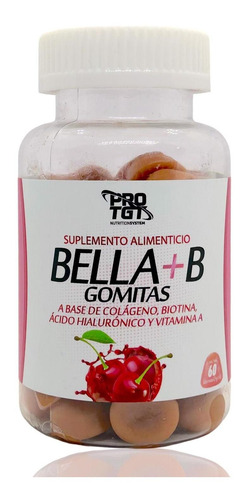 Bella B Colágeno, Biotina Y Ácido Hialuronico 60 Gomitas Pro