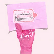 Comprar Toallitas Para Uñas Sin Pelusa Gasas Para Uñas Manicure Rosa
