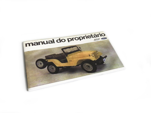 Manual Do Proprietário Jeep Ford  + Adesivo Brinde