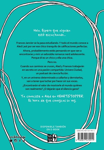 Imagen 2 de 2 de Libro Radio Silencio - Alice Oseman - Vrya