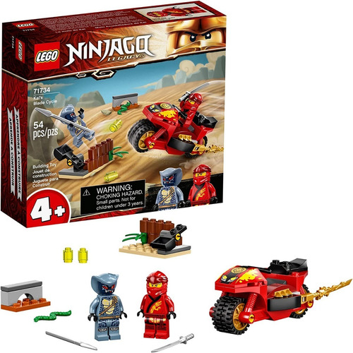 Lego, Ninjago, Moto Acuchilladora De Kai, 54 Piezas