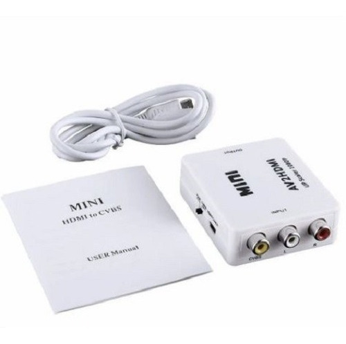 Convertidor Conversor Adaptador Rca + Sonido A Hdmi, Stock !