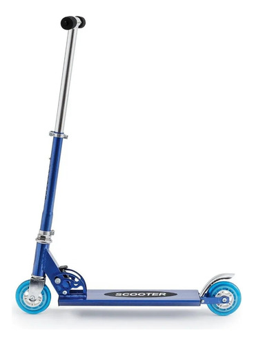 Patinete Dm Radical Em Alumínio Com 2 Rodas Suporta Até 40kg