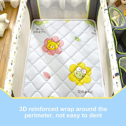 Foldable Pack And Play Mattress Topper Fits For Graco & Baby