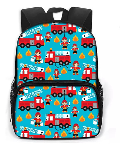 Beb Mochila De Tractor De Excavadora De Coches De Bomberos De Di