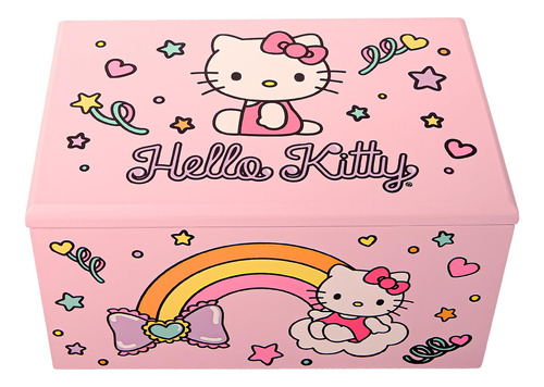 Hello Kitty Sanrio Joyero Con Bandeja  Regalo Oficial De.