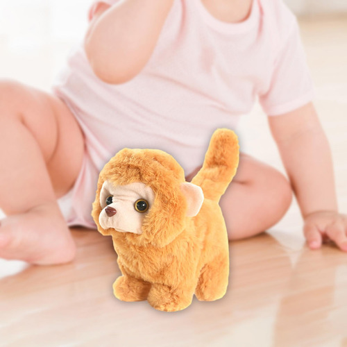 Muñeco Que Camina, Mono Suave De Juguete, Animal Relleno,
