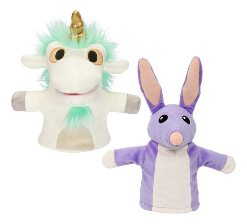 Pacote Com 2 Bonecos Bluey Unicorse E Bob Bilby De Pelúcia D