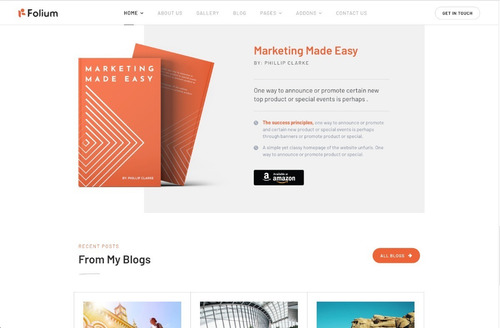Plantilla Template Web Completa Portafolio Joomla Quickstart