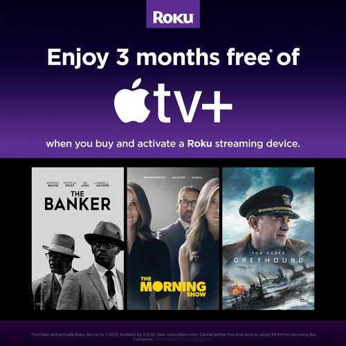 Roku Premiere 3920 estándar 4K negro
