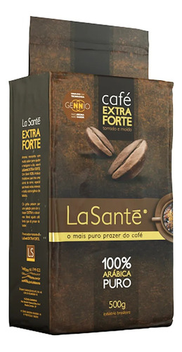 Cafe La Sante Vacío Extra Fuerte De 500g X5 Unidades