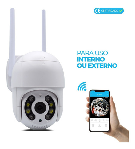 Câmera Externa Ip Prova D'água Infravermelho Hd Wifi Yoosee