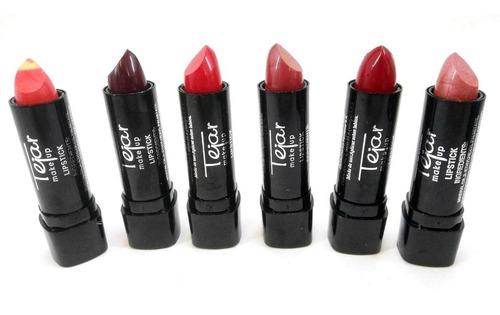 Imagen 8 de 10 de Lapiz Labial Mate Y Perlados Tejar Caja 24 Unidades Surtidos