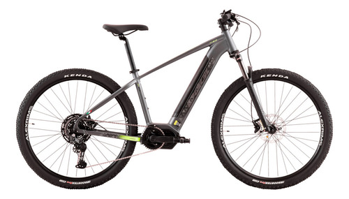 Bicicleta Eletrica Oggi Bw 8.2 10v Shimano Cues Aro 29 2024 Cor Cinza/verde