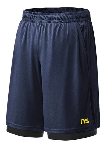 Short Masculino T rmico Bermuda Shorts Academia Tech 2 Em 1