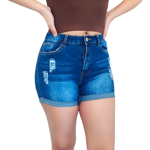 Short Jeans-mezclilla Dama.