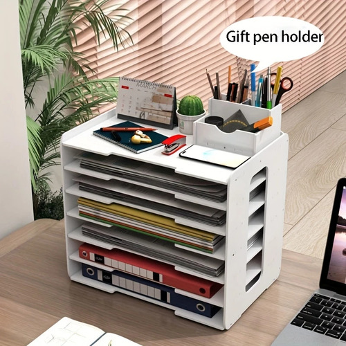 7 Levels Plastic Organizer For Archivero