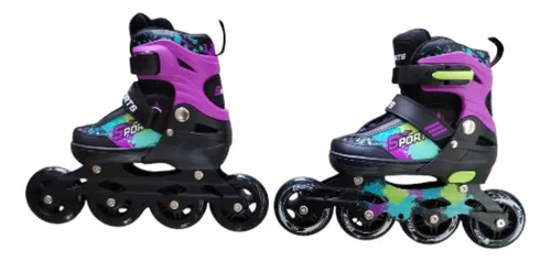 Patines Semiprofesional Rueda Grande Con Kit De Protección
