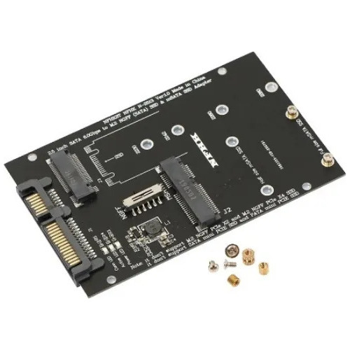 Adaptador Ssd M2 Msata A Sata Completo Disco Duro Laptop Pc