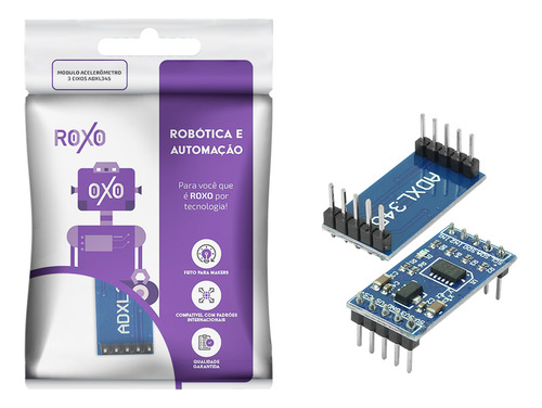 Módulo Acelerômetro 3 Eixos Adxl345 - Roxo