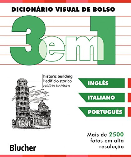 Libro Dicionário Visual De Bolso 3 Em 1 Italiano Ingls Port