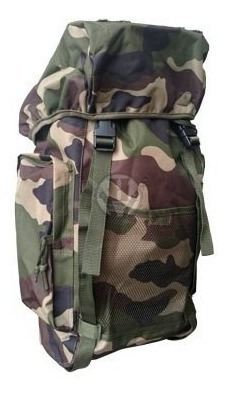 Mochila Carguero Militar Woodland 35l Reforzada Impermeable